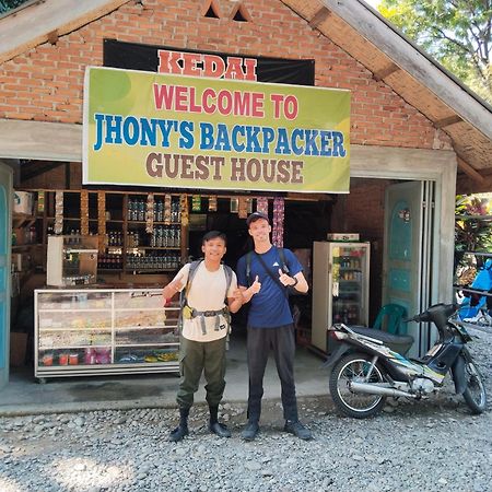 Jhony'S Backpacker-Guest House Only Stay Here Book Treking With Us Bukit Lawang Esterno foto